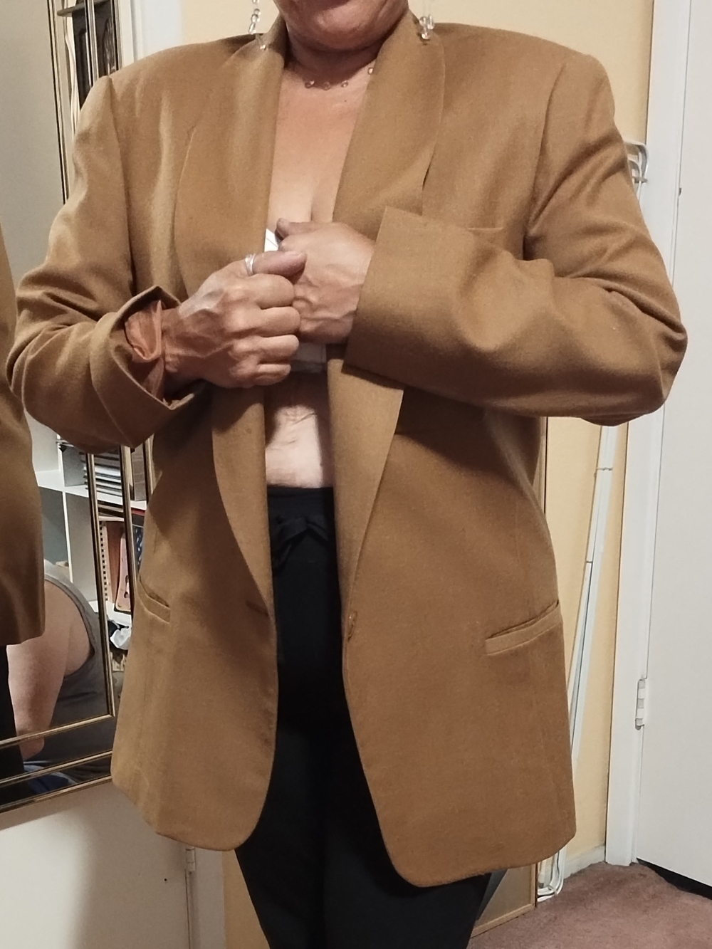 Adolfo International 100% Wool Blazer — Size 12